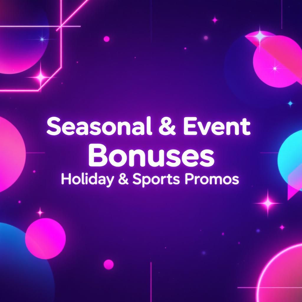 Seasonal & Event Bonuses: Holiday & Sports Promos Seasonal & Event Bonuses: Holiday & Sports Promos